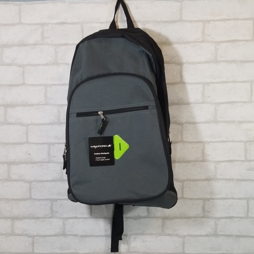 Wexford black/gray fashion backpack